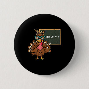 Macaron Rond 5 Cm 67 Meme Thanksgiving Dinde Drôle 6 7 Enseignant Ho