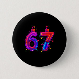 Macaron Rond 5 Cm 67 Ornement de Noël Mème Goutte de Glace Pyjama de