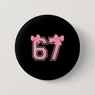 Macaron Rond 5 Cm 67 Six Seven Mème Coquette Nk Arc 6 7 Gen Alpha Sl