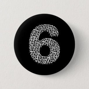 Macaron Rond 5 Cm 67 Sixty Seven déguisement d'Halloween Design drôl