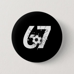 Macaron Rond 5 Cm 67 Soccer Six Seven 6 7 Mème 67 _3