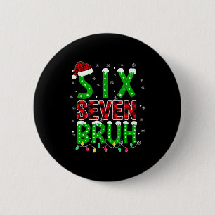 Macaron Rond 5 Cm 6 7 Noël Bruh Six Sept Xmas 67 Joyeux Noël
