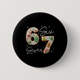Macaron Rond 5 Cm 6 7 Six Seven Génération Z Alpha Argot Mème Vacanc
