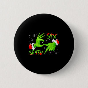 Macaron Rond 5 Cm 6 7 Six Seven Main Génération Z Alpha Argot Meme N