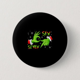 Macaron Rond 5 Cm 6 7 Six Seven Main Génération Z Alpha Meme Argot N