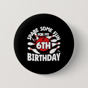Macaron Rond 5 Cm 6 Anniversaire Bowling Spare Quelques Amusants 6 A