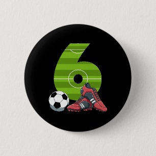 Macaron Rond 5 Cm 6 Soccer Anniversaire Premier Anniversaire Footll