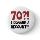 70e anniversaire Gag cadeau