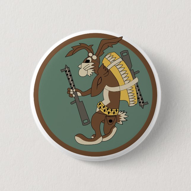 Macaron Rond 5 Cm 7ème Escadron de cargaison de combat, 2ÈME GUERRE (Devant)