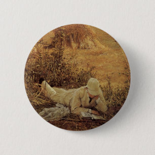 Macaron Rond 5 Cm 94 Degrés à l'ombre, Sir Lawrence Alma Tadema