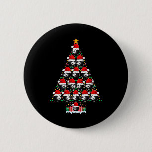 Macaron Rond 5 Cm 9 Balle de Noël Arbre Lumière Joueur 9 Balle
