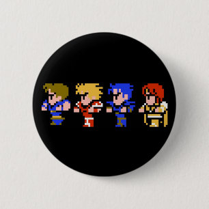 Macaron Rond 5 Cm à 8 bits