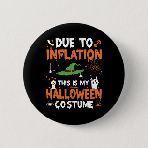 Macaron Rond 5 Cm A Cause De L'Inflation C'Est Mon Costume D'Hallowe