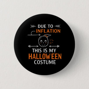 Macaron Rond 5 Cm A Cause De L'Inflation C'Est Mon Costume D'Hallowe