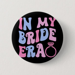 Macaron Rond 5 Cm À l'ère de ma mariée Mariage Fête de mariage Fianç