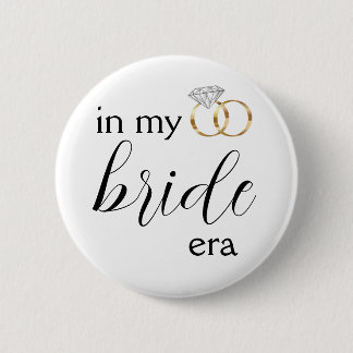 Macaron Rond 5 Cm À mon ère de mariée Bling Enterrement de vie de je