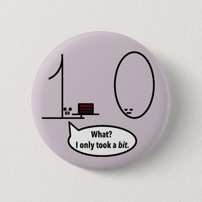 Macaron Rond 5 Cm A seulement pris un peu (Devant)