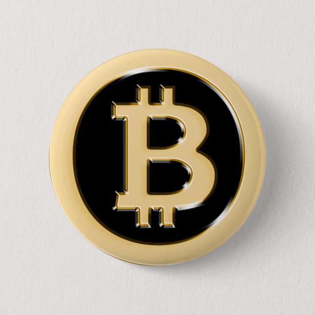 Macaron Rond 5 Cm AA568-Bitcoin-Made-of-Gold-symbol (Devant)
