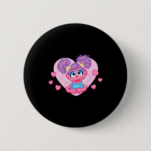 Macaron Rond 5 Cm Abby Cadabby coeurs de la Saint-Valentin T Shirt g
