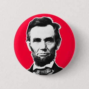 Macaron Rond 5 Cm Abe vintage Lincoln