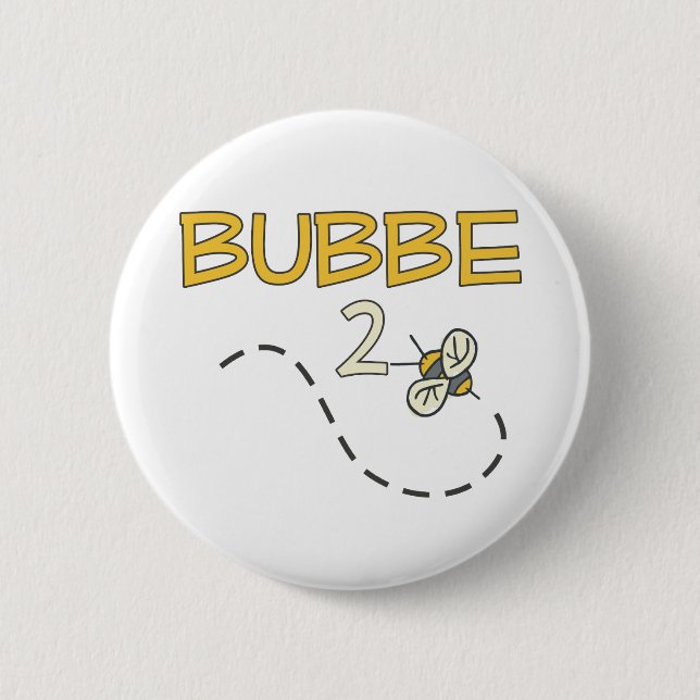 Macaron Rond 5 Cm Abeille de Bubbe 2 (Devant)