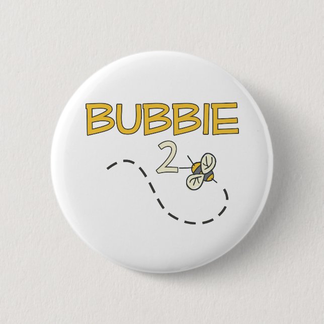 Macaron Rond 5 Cm Abeille de Bubbie 2 (Devant)