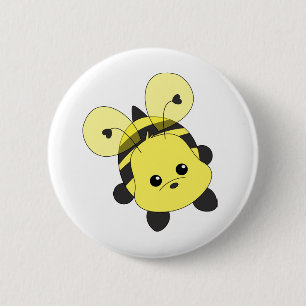 Macaron Rond 5 Cm Abeille de Cutie