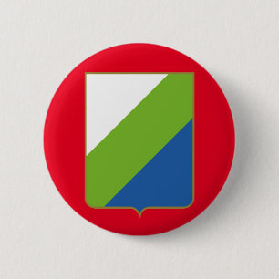 Macaron Rond 5 Cm Abruzzo, Italy - coat of arms Button