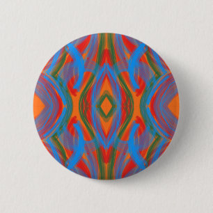 Macaron Rond 5 Cm abstrait orange