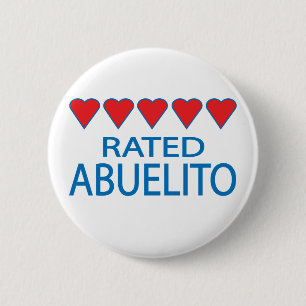 Macaron Rond 5 Cm Abuelito, cinq coeurs