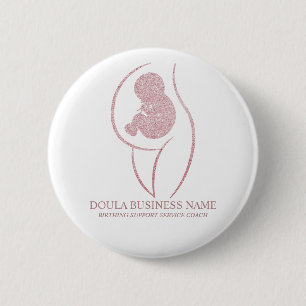 Macaron Rond 5 Cm Accompagnante à la naissance professionnelle et in