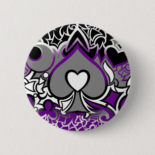 Macaron Rond 5 Cm Ace Pride Squiggle