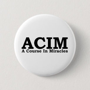 Macaron Rond 5 Cm ACIM un cours dans le T-shirt de miracles