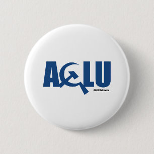 Macaron Rond 5 Cm ACLU communiste