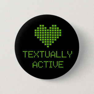 Macaron Rond 5 Cm Actif par texte - bouton