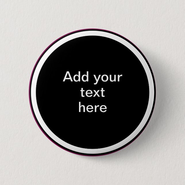 Macaron Rond 5 Cm Add Your Text Here - TEMPLATE (Devant)