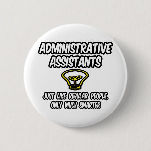 Macaron Rond 5 Cm Administrateur. Assistants...Des gens réguliers, S