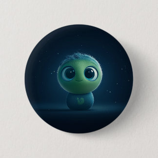 Macaron Rond 5 Cm Adorable Pixar Inspiré Fuzzy Creature Wall Art