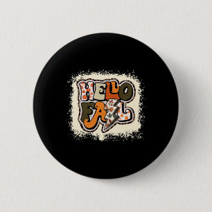Macaron Rond 5 Cm Affaire Autumn Vibes Retro Groovy