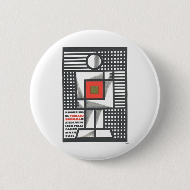 Macaron Rond 5 Cm Affiches de propagande d'Union Soviétique de (Devant)