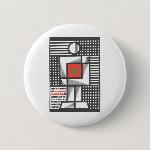 Macaron Rond 5 Cm Affiches de propagande d'Union Soviétique de