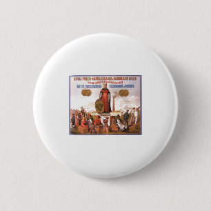 Macaron Rond 5 Cm Affiches de propagande d'Union Soviétique de