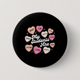 Macaron Rond 5 Cm Affirmations positives pour enseignants Saint-Vale