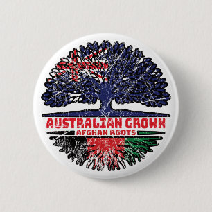 Macaron Rond 5 Cm Afghanistan Australie Australie Australie racine d