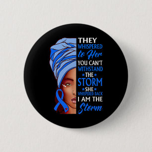 Macaron Rond 5 Cm African Woman Afro I