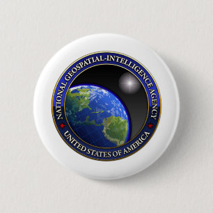 Macaron Rond 5 Cm Agence nationale de renseignement géospatial