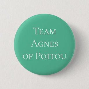 Macaron Rond 5 Cm Agnes du Poitou Saint impératrice romaine