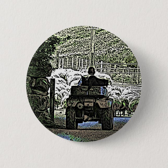 MACARON ROND 5 CM AGRICULTURE (Devant)