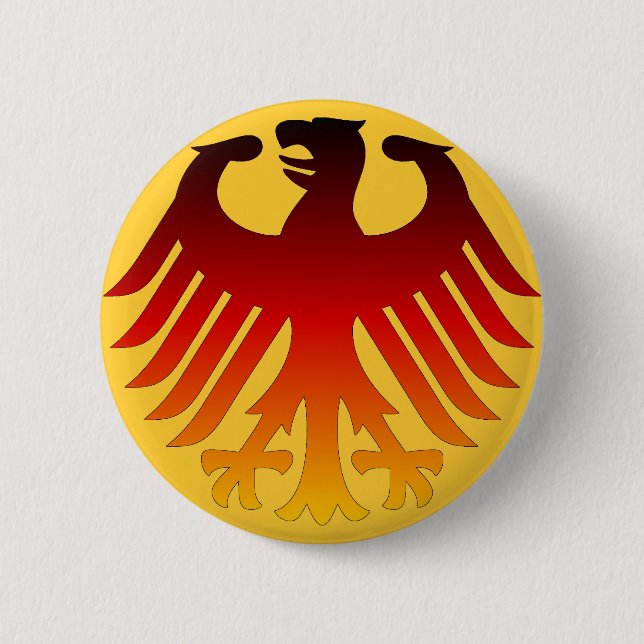 Macaron Rond 5 Cm Aigle allemand (Devant)