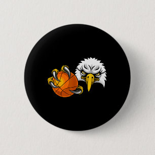 Macaron Rond 5 Cm Aigle Faucon Baseball Balle Aigles Carton